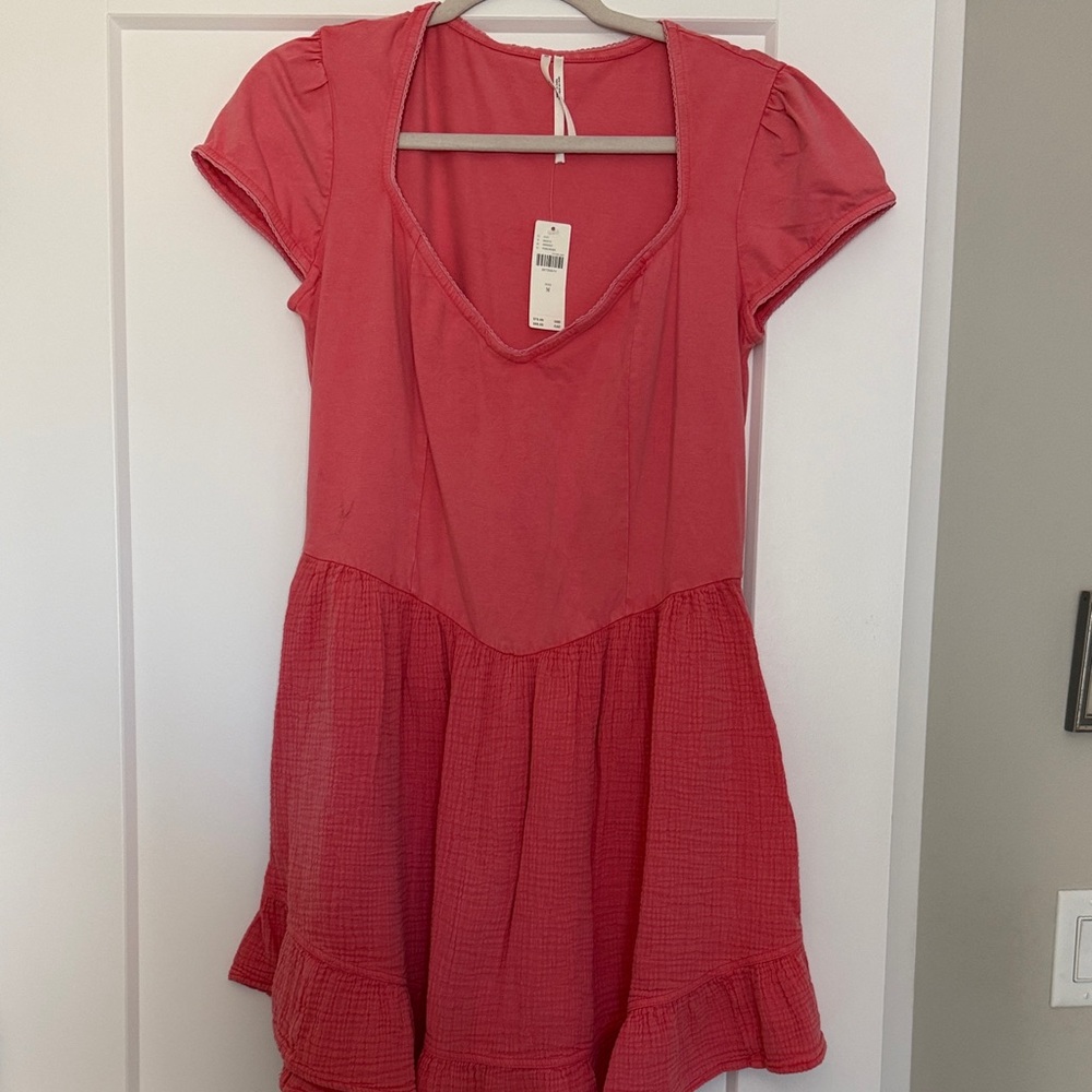 Anthropologie short sleeve mini dress